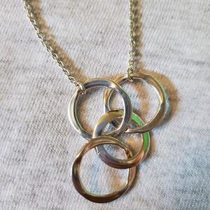Silver Circle Necklace